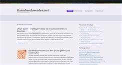 Desktop Screenshot of darmbeschwerden.net